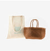 DRAGON DIFFUSION Bamboo Triple Jump Small Tote Bag 8811 TAN BLACK EDGE 147873321 [P]