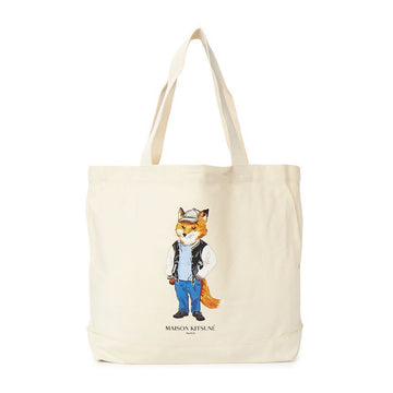 MAISON KITSUNE Dressed Fox Tote Bag PM05107WW9042 P700 147923708