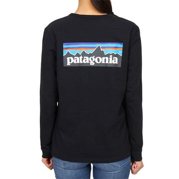 PATAGONIA P-6 Damen Langarm-T-Shirt 37603 BLK 147923831 [P]