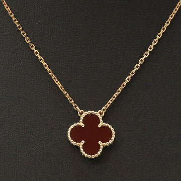 VAN CLEEF & ARPELS VCARD38500 Karneol Vintage Alhambra Halskette 147923938