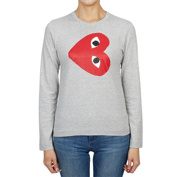 COMME DES GARCONS ハート レディース 長袖 Tシャツ AZ T267 051 1 140563561