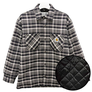 CARHARTT CRONYN Logo-Check-Shirtjacke Grau-Check I035312 3CRXX 147719726