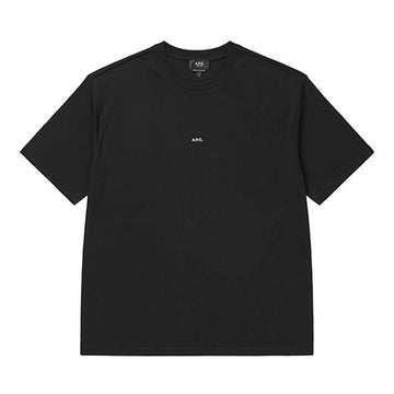 APC H26386 TZC NOIR/BLANC 男性半袖Tシャツ 94641865
