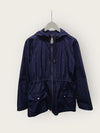 Louis Vuitton Navy Monogram Taffeta Hooded Parka 148018230 [P]
