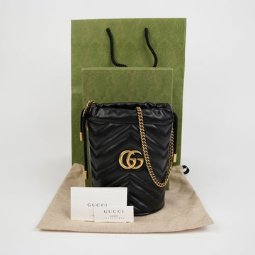 GUCCI 575163 GG マモン ミニ バケット ショルダー クロスバッグ 147693095