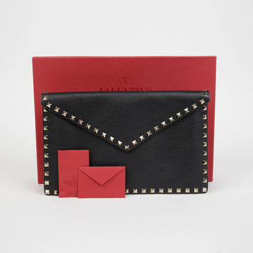 VALENTINO SW2P0P56 ロックスタッド エンベロープ クラッチ 147725273