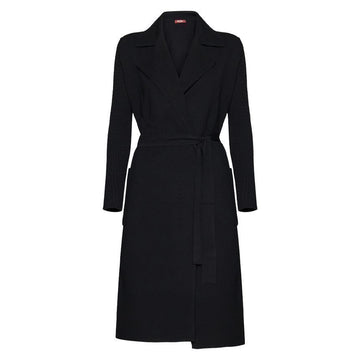 MaxMara Belted Long Cardigan Black 23FW 2363160239 001 60317222