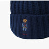 Polo Ralph Lauren Solid Denim Bear Pom Pom Beanie 433 144698935 [P]