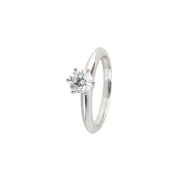 TIFFANY & CO PT950 ティファニーセッティング 0.4CT ダイヤ ウェディングリング 45号 (ティファニー保証書) 36012 148178729