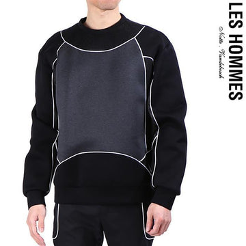 LES HOMMES Men's Crewneck Sweatshirt LHA853B LA820B 9881 148184397
