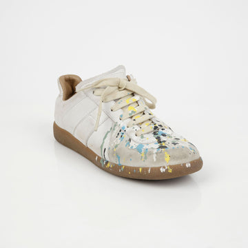 Maison Margiela S58WS0101 Replica Paint Drop Sneakers 35.5 147687431