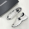 CHANEL CC Logo Sneakers Suede White G47011 148192852 [P]