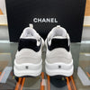 CHANEL CC Logo Sneakers Suede White G47011 148192852 [P]