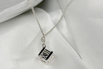 TIFFANY & CO Atlas Cube Pendant Silber Halskette 148192896