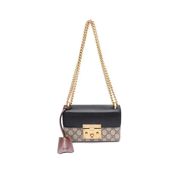 GUCCI 408487 パドルロック パドロック スプリーム スモール GG チェーン ショルダーバッグ 兼 クロスボディバッグ kk31817248 148192954