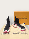 Louis Vuitton Pink Run 55 Trainer High-Top Sneakers 148194418 [P]
