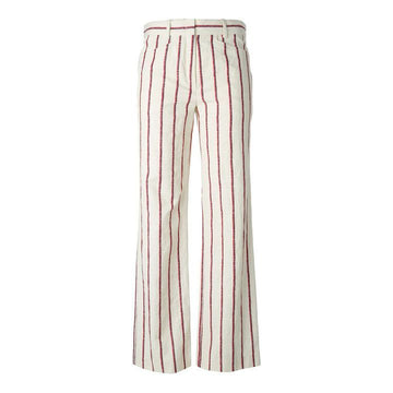ISABEL MARANT エトワール ストライプパンツ ホワイトベージュ PA0416 15P014E 148207969