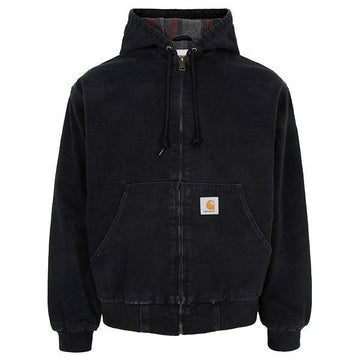 CARHARTT OG Aktive Denim Hoodie Jacke schwarz 25FW I032232 8906 148219275 [P]
