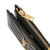 SAINT LAURENT 575879 BOW01 1000 マトラッセ ゴールド モノグラム ジッパー ウォレット 157161298 [P]