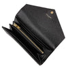 Saint Laurent Monogram Flap Long Wallet Gold Black 372264 BOW01 1000 30022013 [P]