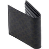 CELINE Triomphe Canvas Kalbsleder Schwarze Geldbörse 10B652BQB 38NO 144801524 [P]