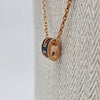 HERMES ミニポパシュペンダント ローズゴールド ヌア ブラック H147992FO03 127325362 [P]