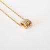 HERMES Mini Pop-Ache Halskette H147992F55 Maronglace Gold 87300536 [P]