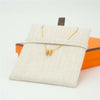 HERMES Mini Pop-Ache Halskette H147992F55 Maronglace Gold 87300536 [P]