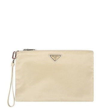 PRADA Rynylon Clutch in Desert Beige 2NH006 2DMH F0F24 64743147