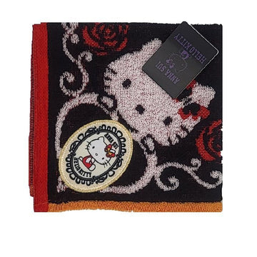 Polo Ralph Lauren Anna Sui Hello Kitty Rose Hand Towel Black 000765-0001-02 148229376