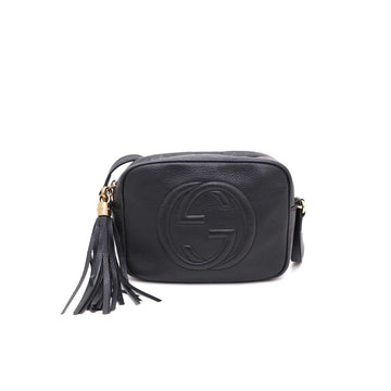Gucci Black Soho Small Disco Shoulder Bag and Crossbody Bag 308364 kk74455981 148232616