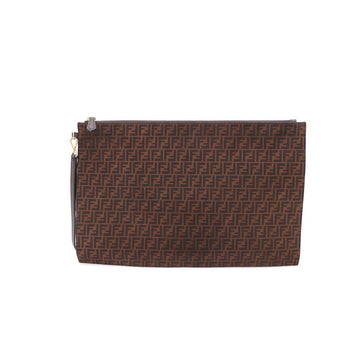 FENDI Braune Wildleder FF Gurt Clutch 8N0178 78009201 148232648