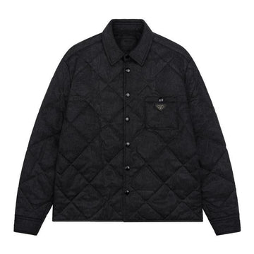 PRADA SC826M 17XT F0002 パディングカシミアシャツ 147451195