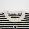 Dior Striped Short Sleeve Knit Size 36 147730885 [P]