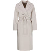 MAXMARA ベルト付きウールロングコート サンド 2390110331 099 59940743 [P]