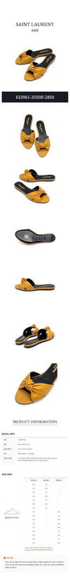 Saint Laurent Bianca Flat Mule 633961-2O500-2850 28172533 [P]