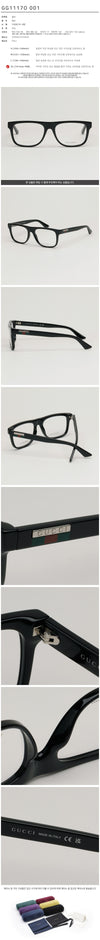 GUCCI GG1117O 001 ブラックワイドスクエアフレーム 145965738 [P]
