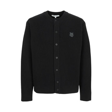 Maison Kitsune Bold Foxhead Men's Cardigan PM00508KT1149 P199 148275050