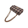CHANEL Klassische Tweed-Clutch Medium mit Innenchip in Gold A01112 148276545 [P]