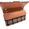 CHANEL Klassische Tweed-Clutch Medium mit Innenchip in Gold A01112 148276545 [P]