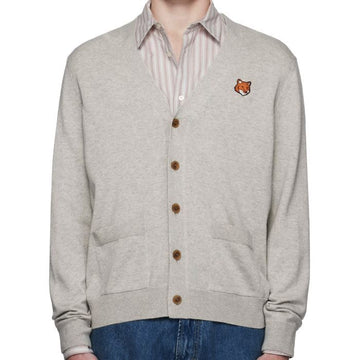 MAISON KITSUNE メンズ フォックスヘッド カーディガン PM00501KT1181 H120 148266102