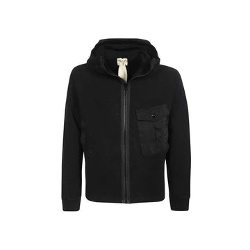 Ten C Black Logo Label Hooded Zip-Up 22CTCUF02148 A06455 999 57688005