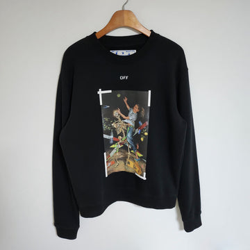 OFF WHITE Black Pascal Arrow Sweatshirt OMBA025F20FLE01 148376705