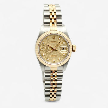 ROLEX Datejust 26 Original Computer Zifferblatt Diamant 69173 Damen Kombi Uhr 1995 148386185
