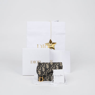 Dior S5610CTZQ Saddle Flap Card Wallet 150459355