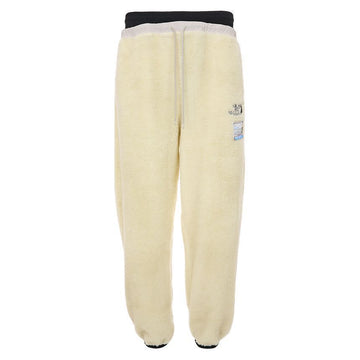 MAISON MIHARA YASUHIRO Layered Boa Fleece Pants Weiß 23FW A11PT623 70774071