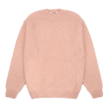 AURALEE ブラシドスーパキッドモヘアプルオーバーニット ピンクベージュ A24AP05KM 148393915