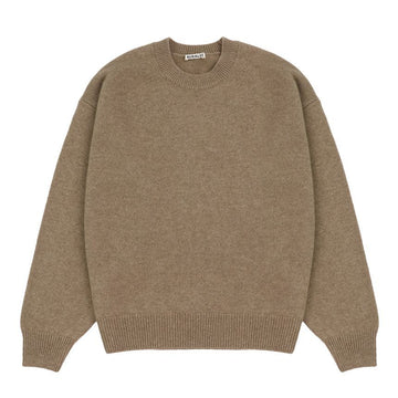 AURALEE ベビーキャシミヤプルオーバーニット NATURALBROWN A24AP06BC 148393916