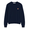 MAISON KITSUNE Merino Wollpullover mit Fuchs-Motiv für Herren 148395186 [P]