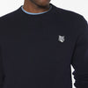 Maison Kitsune Men's Fox Head Lambswool Knit 148395188 [P]